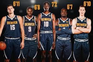 媒体人：如果我没记错火箭这套首发是NBA历史最高 之前是园区掘金图片